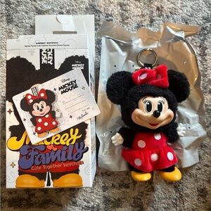 POP MART Mickey Family Keychain – Minnie Opened – 100% Authentic